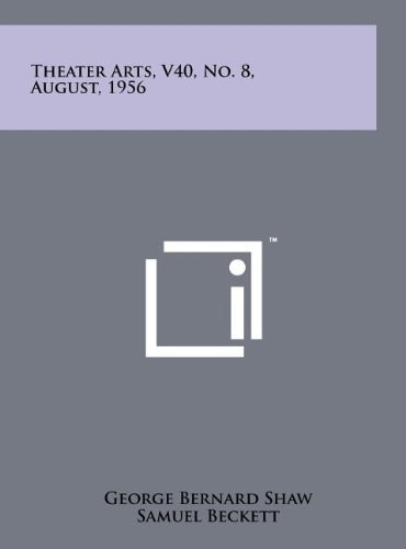 Theater Arts, V40, No. 8, August, 1956