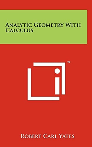 Analytic Geometry with Calculus