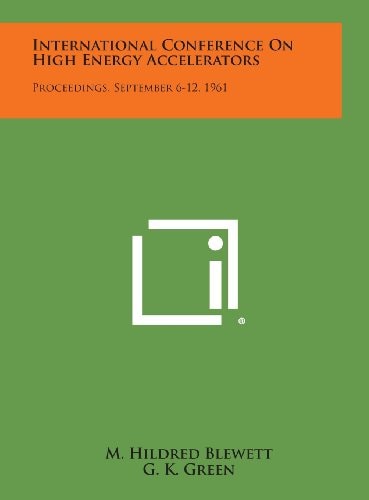 International Conference on High Energy Accelerators Proceedings, September 6-12, 1961