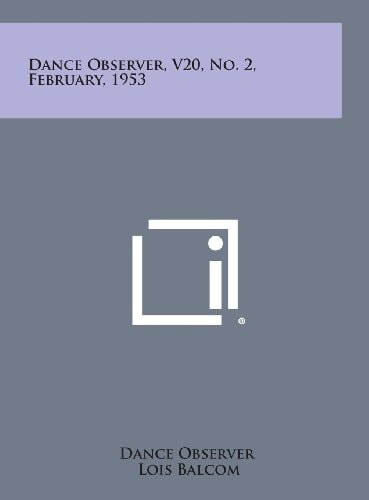 Dance Observer, V20, No. 2, February, 1953