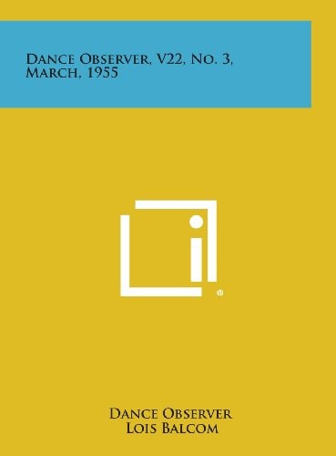 Dance Observer, V22, No. 3, March, 1955