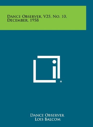 Dance Observer, V25, No. 10, December, 1958