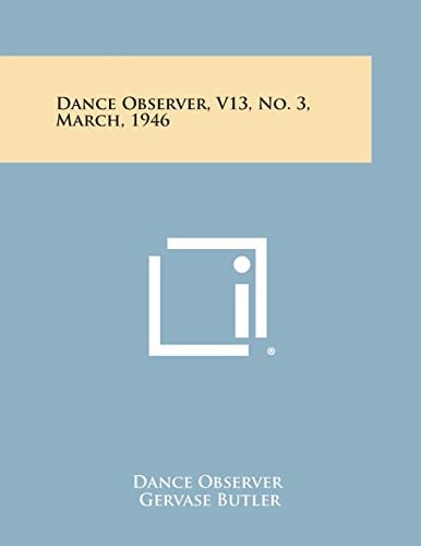 Dance Observer, V13, No. 3, March, 1946