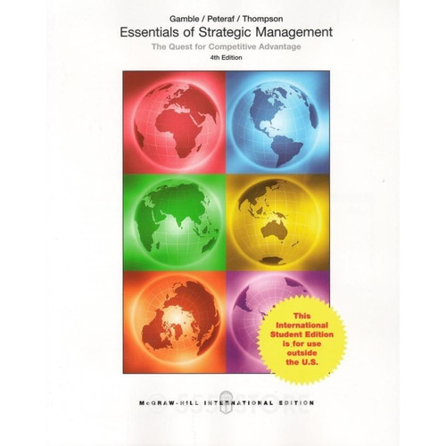 Essentials of Strategic Management The Quest for Competitive Advantage