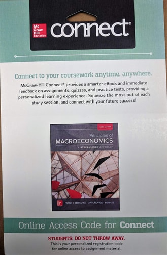 Connect Access Card for Principles of Macroeconomics, A Streamlined Approach