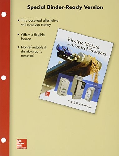 Package: Loose Leaf for Electric Motors & Control Systems with 1 Semester Connect Access Card