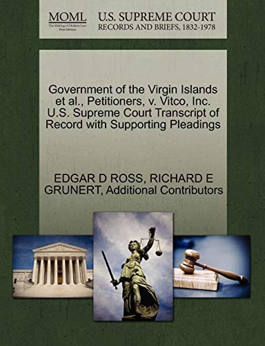 Government of the Virgin Islands et al., Petitioners, v. Vitco, Inc. U.S. Supreme Court Transcript of Record with Supporting Pleadings
