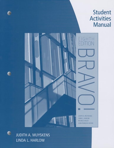 SAM Workbook: Bravo!, 8th