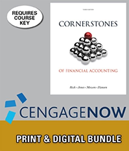 Bndl Pkg Cornerstones of Financial Accounting 3e (Text + 10