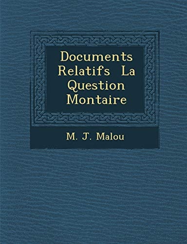 Documents Relatifs La Question Montaire (French Edition)