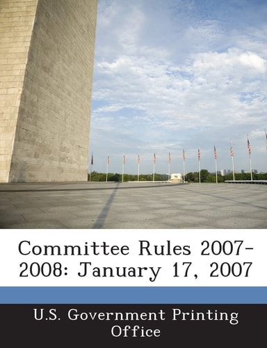 Committee Rules 2007-2008
