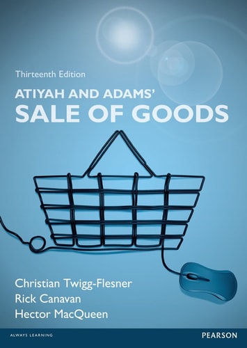 Atiyah and Adams' Sale of Goods eBook PDF