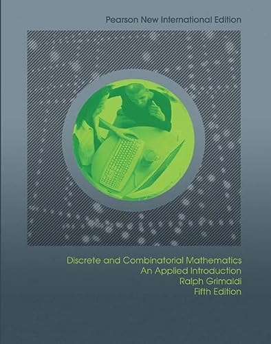 Discrete and Combinatorial Mathematics An Applied Introduction