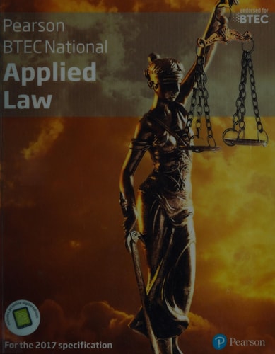 BTEC National Applied Law student book + Active book: For the 2017 specifications (Applied Law BTEC)