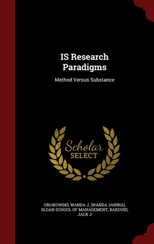 Is Research Paradigms Method Versus Substance