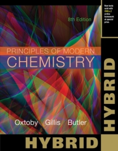 Student Solutions Manual for Oxtoby/Gillis/Butler's Principles of Modern Chemistry