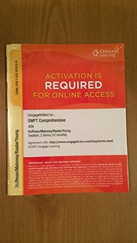 South Western Federal Taxation - Comprehensive Volume 2017 40e