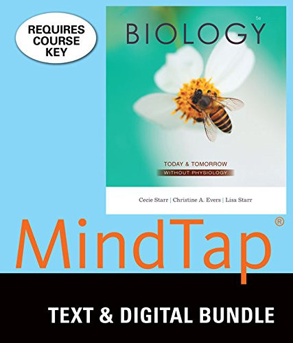 BIOLOGY TODAY AND TOMORROW WITHOUT PHYSIOLOGY + VIRTUAL BIOLOGY LABORATORY 4.0 2 Terms Access ... Code Mindtap Biology, 1 Term Access Code