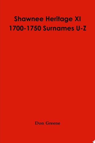 Shawnee Heritage XI U-Z