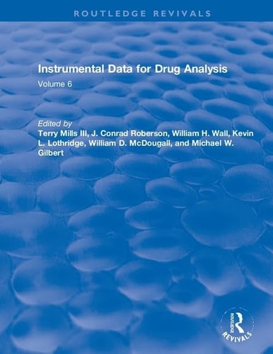 Instrumental Data for Drug Analysis Second Edition