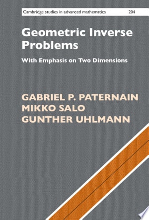 Geometric Inverse Problems