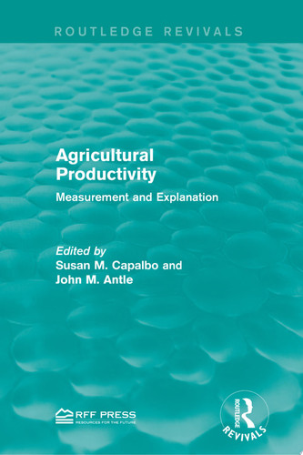 Agricultural Productivity Measurement and Explanation