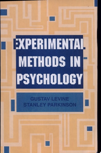 Experimental Methods in Psychology