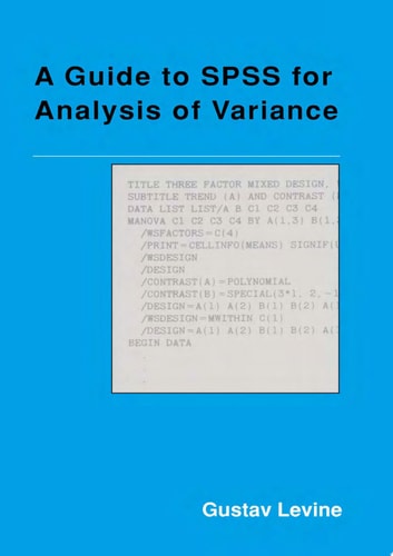 A Guide to SPSS for Analysis of Variance