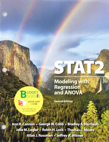 Loose-Leaf Version for Stat2 Modeling with Regression and Anova