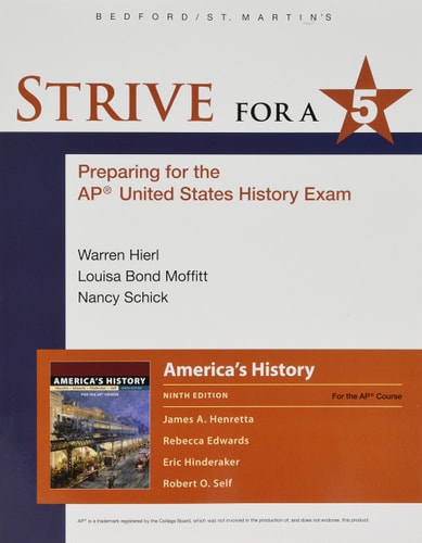 Strive for a 5 for America's History Preparing for the Ap(r) U. S. History Exam