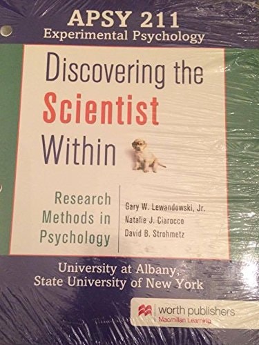 Discovering the Scientist Within Custom Edition SUNY Albany