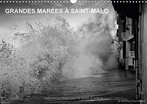Grandes marées à Saint-Malo Les grandes marées à Saint-Malo. Calendrier mural A3 horizontal 2017