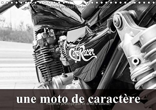 Une moto de caractère Transformation d'une Kawasaki 750 Zephir. Calendrier mural A4 horizontal