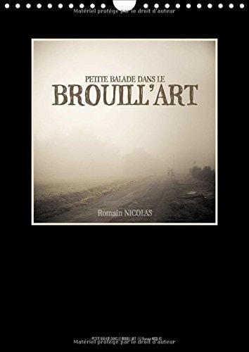 Petite balade dans le brouill'art Le brouillard dans les marais entre Talmont-Saint-Hilaire et la plage du Veillon près de la côte vendéenne. Calendrier mural A4 vertical