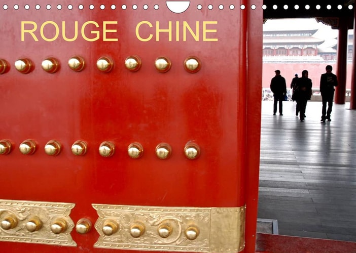 ROUGE CHINE (Calendrier mural 2022 DIN A4 horizontal): La Chine et son rouge omniprésent (Calendrier mensuel, 14 Pages )