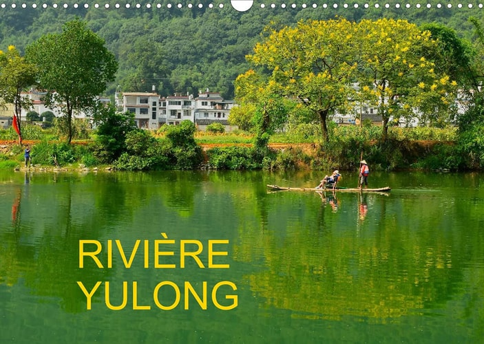 RIVIÈRE YULONG (Calendrier mural 2022 DIN A3 horizontal): Promenade en 13 images dans un cadre exceptionnel au bord de la rivière Yulong à Yangshuo ... en Chine (Calendrier mensuel, 14 Pages )