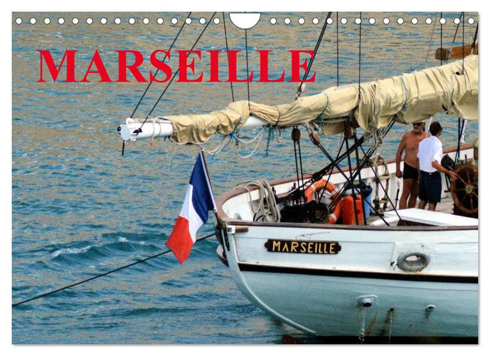 MARSEILLE (Calendrier mural 2023 DIN A4 horizontal): Vues de Marseille (Calendrier mensuel, 14 Pages )