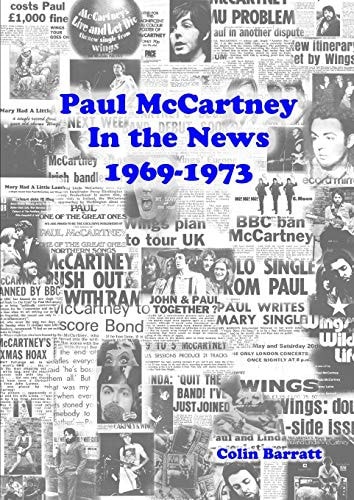 Paul McCartney in the News 1969-1973