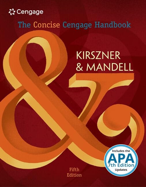 The Concise Cengage Handbook