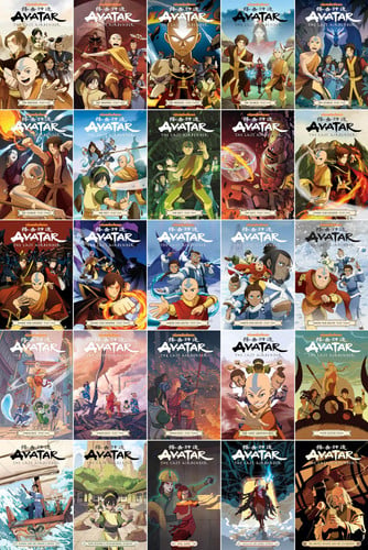 Avatar: The Last Airbender 25-Book Set Complete Series Collection (25 Books)