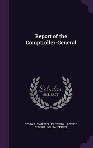 Report of the Comptroller-General