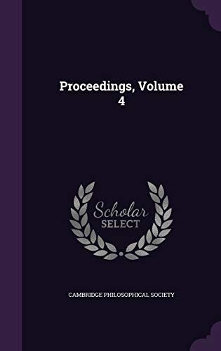 Proceedings, Volume 4