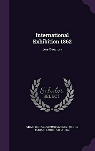 International Exhibition 1862 Jury Directory