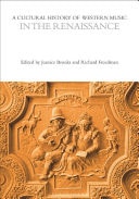 A Cultural History of Western Music in the Renaissance