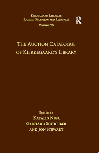 Volume 20: The Auction Catalogue of Kierkegaard's Library