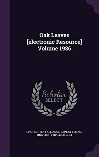 Oak Leaves Volume 1986