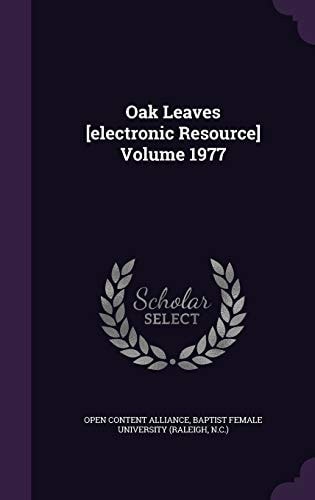 Oak Leaves Volume 1977