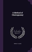 A Method of Cheirognomy