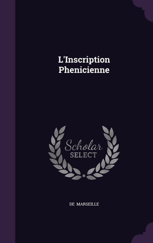 L'Inscription Phenicienne