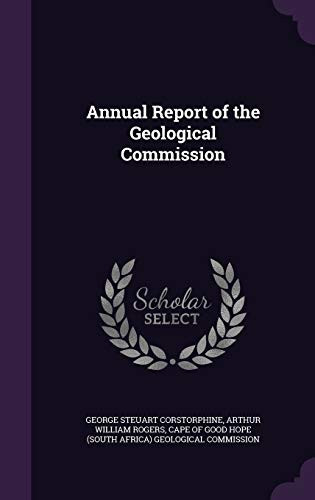 Annual Report of the Geological Commission